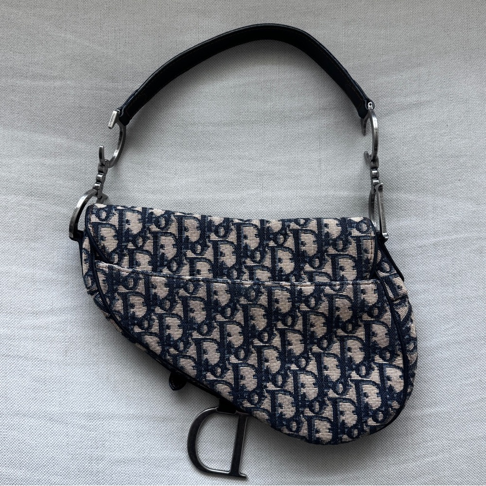 VINTAGE🤎Dior🤎Oblique Saddle Bag - Picture 4 of 14